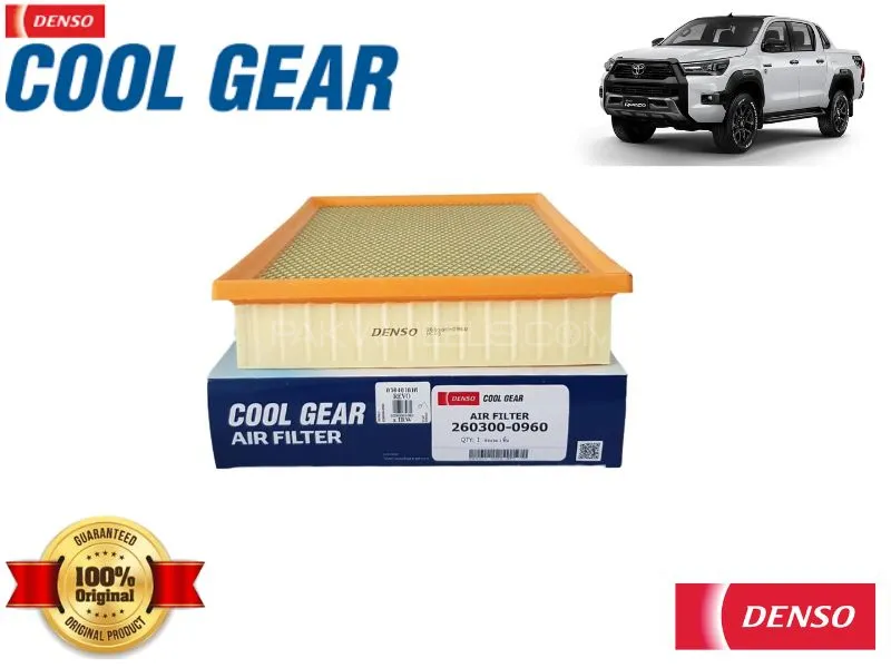Toyota Hilux Rocco Air filter Denso Genuine - Cool Gear Image-1