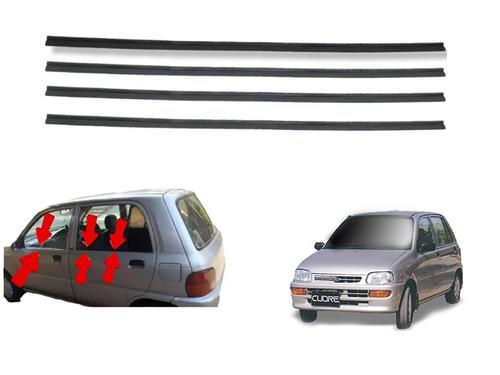 Daihatsu Cuore 2000-2012 Outer Door Whether Strip | 4 Pcs Set Daihatsu Cuore 2000-2012 Outer Door Whether Strip | 4 Pcs Set