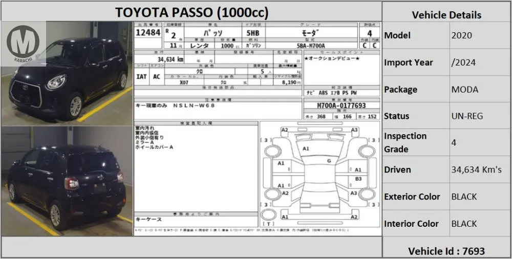 Toyota Passo 2020 for Sale in Karachi Image-1