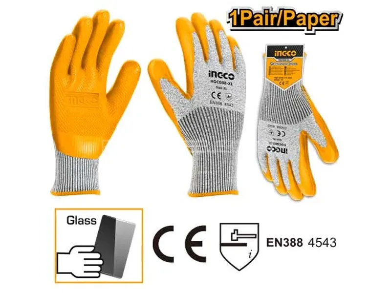 Cut Resistant Gloves Model HGCG08-XL