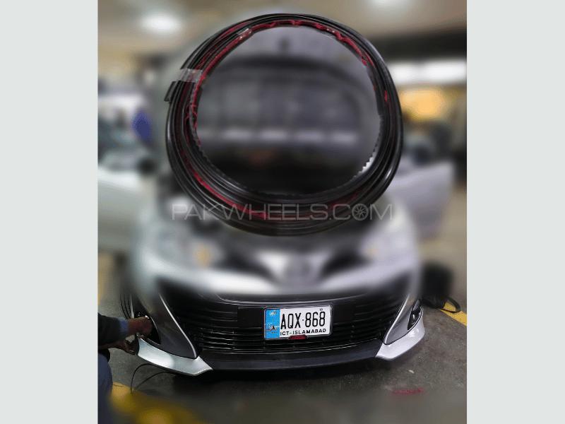 Car Body Kit Special Molding (Gola) with 3M Tape and Cut Design for Easy Installation Black 1 Pc Car Body Kit Special Molding (Gola) with 3M Tape and Cut Design for Easy Installation Black 1 Pc Image-2