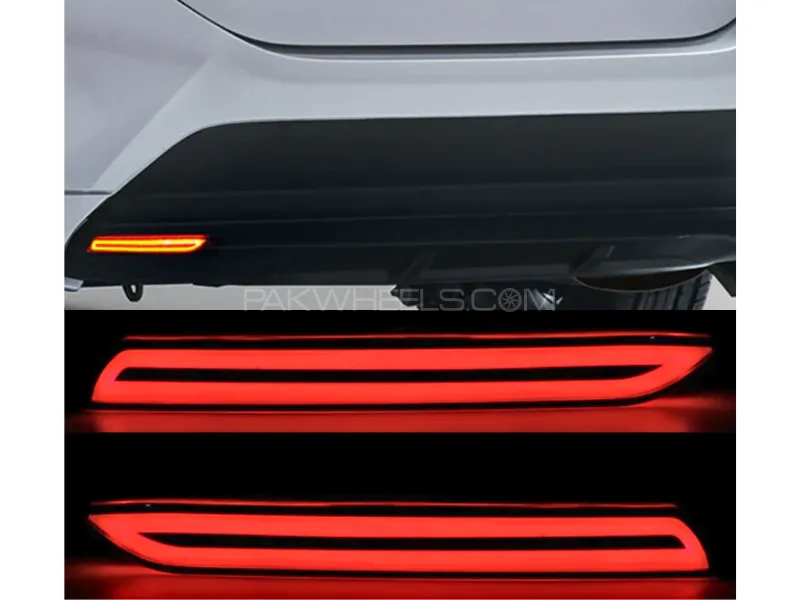 Toyota Corolla X 2021-2023 Rear Bumper Reflector LED Light - Dual Function Parking / Brake Image-1