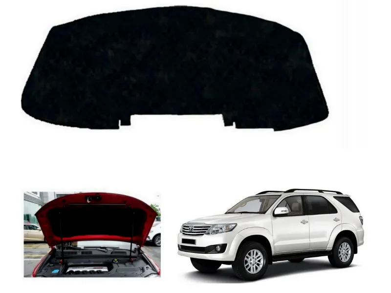 Bonnet Insulator Toyota Fortuner 2013 - 2016 for Heat & Sound Proofing with Clips Image-1