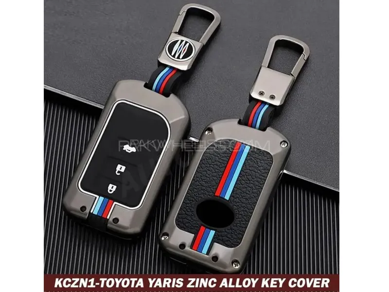 Toyota Yaris 2020 - 2024 Metal Key Cover zinc alloy Image-1