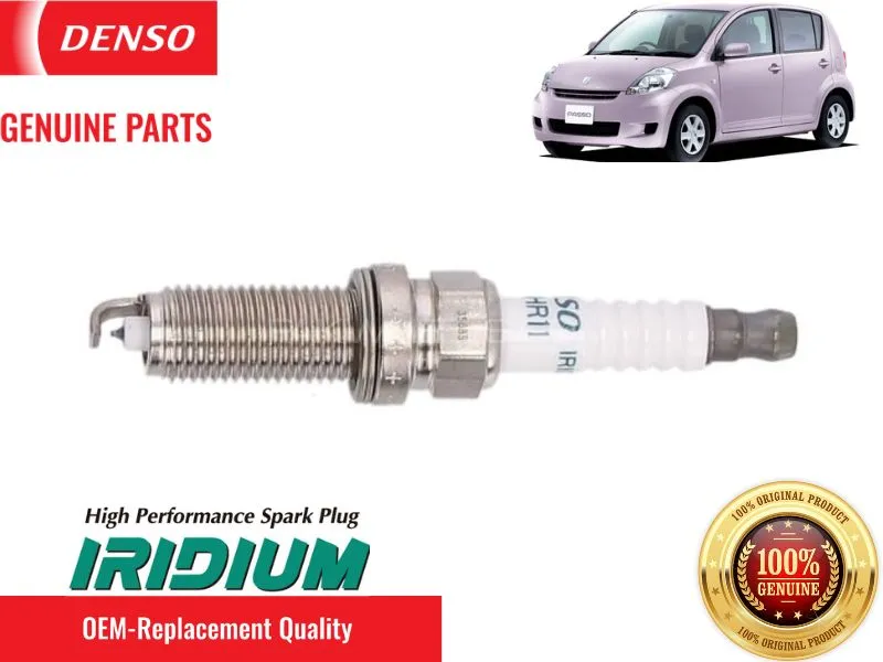 Toyota Passo 2005-2010 Denso Iridium Spark Plugs 3 Pcs