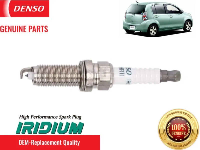 Toyota Passo 2010-2016 Denso Iridium Spark Plugs 3 Pcs