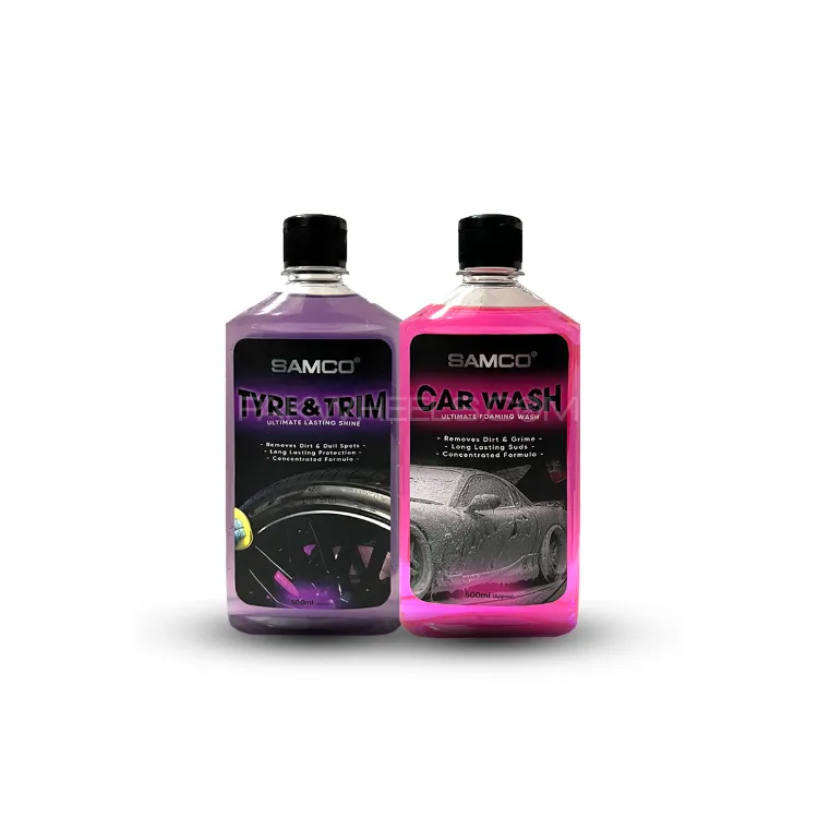 Samco Foaming Shampoo And Tyre & Trim Gel - Bundle Pack 