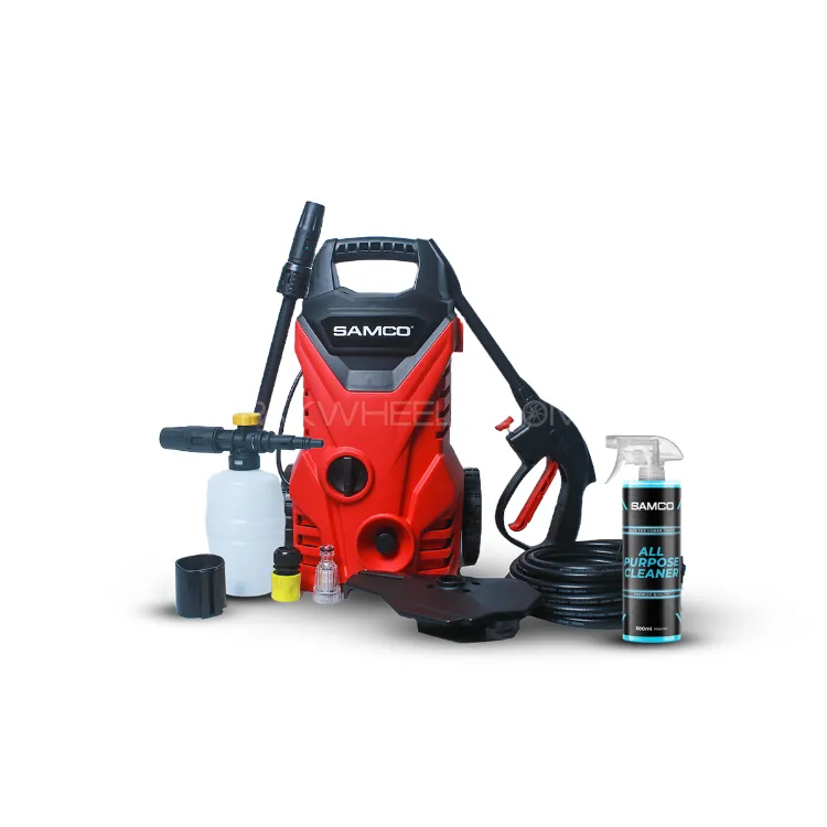 Samco High Pressure Washer And Cleaner 1600 Watts With All Purpose Cleaner - 130bar  Image-1