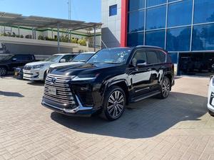 Lexus Lx 600 v6 twin turbo 
Model: 2023
Import: 2024 
Zero Meter
Unregistered 

Luxury variant:
*Finger print start button 
*Color heads up display
*Okudake (Wireless) charger 
*Cool box
*Back auto door 
*Rear view camera
*Under view camera 
*Rear entertainment 
*Mark levinson 3D sound system 
*Front & rear ventilated seats 
*Heating/Cooling seats
*Sunroof
*Radar
*7 seater

Calling And Visiting Hours

Monday to Saturday 

11:00 AM to 7:00 PM
