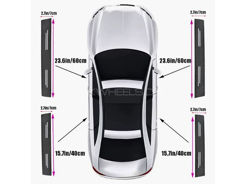 5D Carbon Door Sill Protection Stickers for Hyundai Imported Quality China - 4PCS 5D Carbon Door Sill Protection Stickers for Hyundai Imported Quality China - 4PCS Image-4