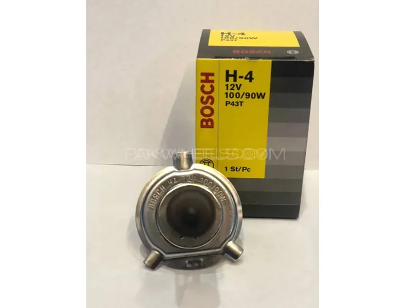 1Pc H4 Clear Bosch Germany 12V100/90W Headlight Bulb Image-1