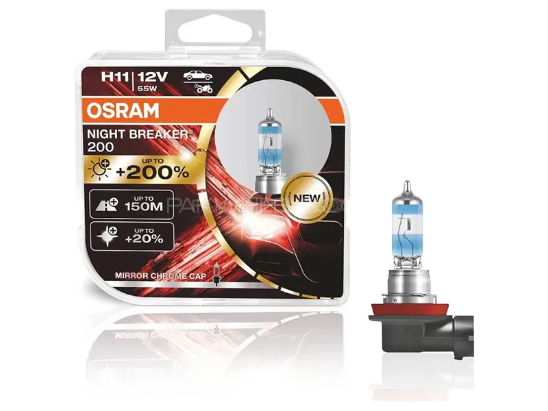 H11 Osram Night Breaker Laser - 3900K Soft Yellow Headlight and Fog Bulbs Made in Germany