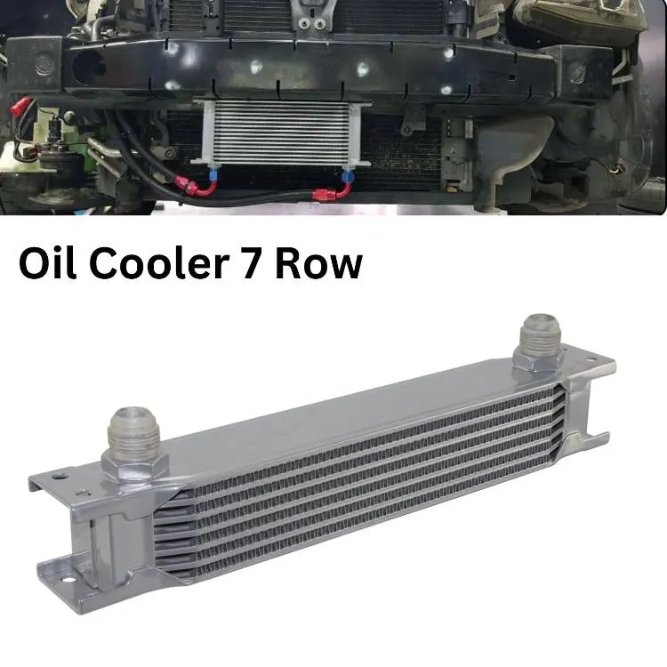 Aluminium Engine Transmission AN10 Oil Cooler 7 Row Image-1