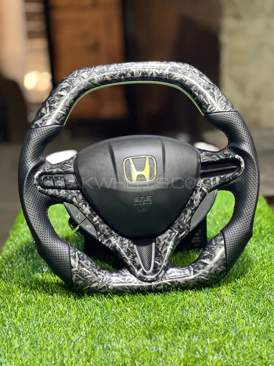 Honda rebon + city sports carbon fiber multimedia steering  Image-1