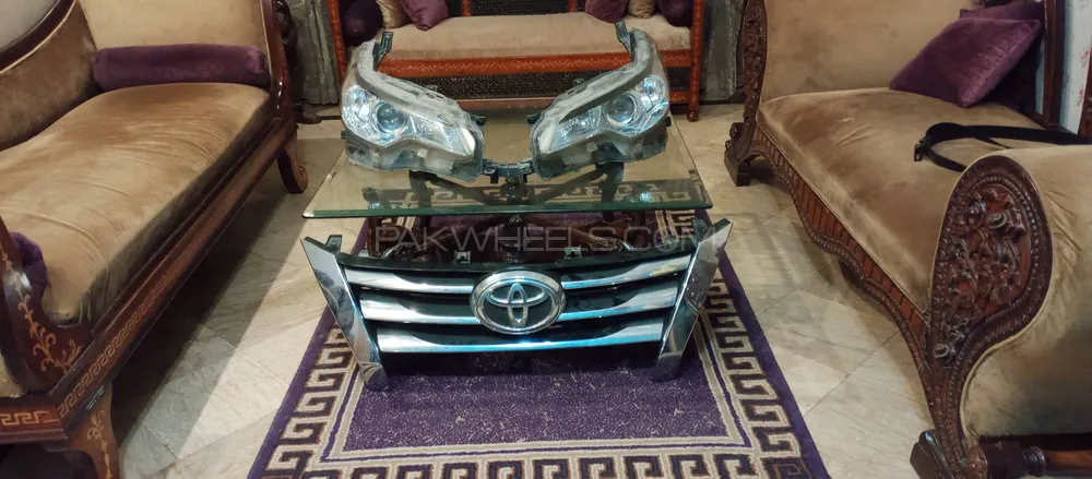 Fortuner Head lights and bumper grill Image-1