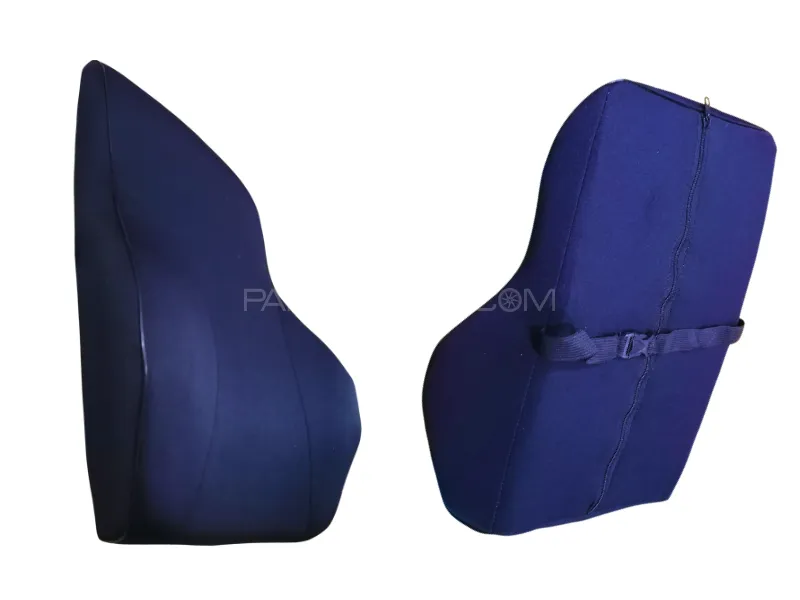 Seat Back Rest Cushion Black Color | Luxury Cushion | Memory Foam Cushion | 1PC  Seat Back Rest Cushion Black Color | Luxury Cushion | Memory Foam Cushion | 1PC  Image-3