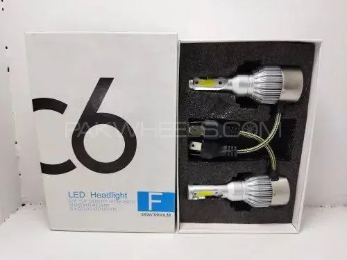 C6 H4 Led headlight bulbs for Car and bike. Image-1