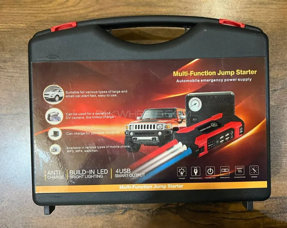 28000mah Car Jump Starter Kit with Air Inflater Image-1