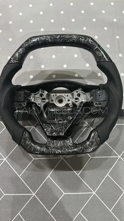 Forged Carbon Fiber Toyota steering wheel. Image-1