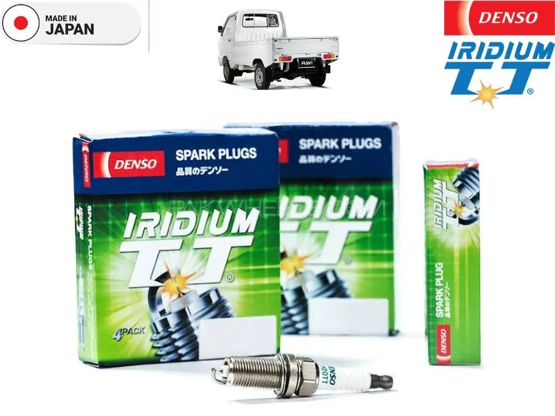 Suzuki Ravi Denso Iridium Twin Tip Spark Plugs 3 Pcs - Better Fuel Economy Image-1