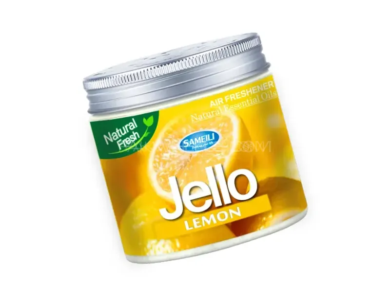 Jello - Gel Air Freshener Lemon  For Car House And Office Use Image-1