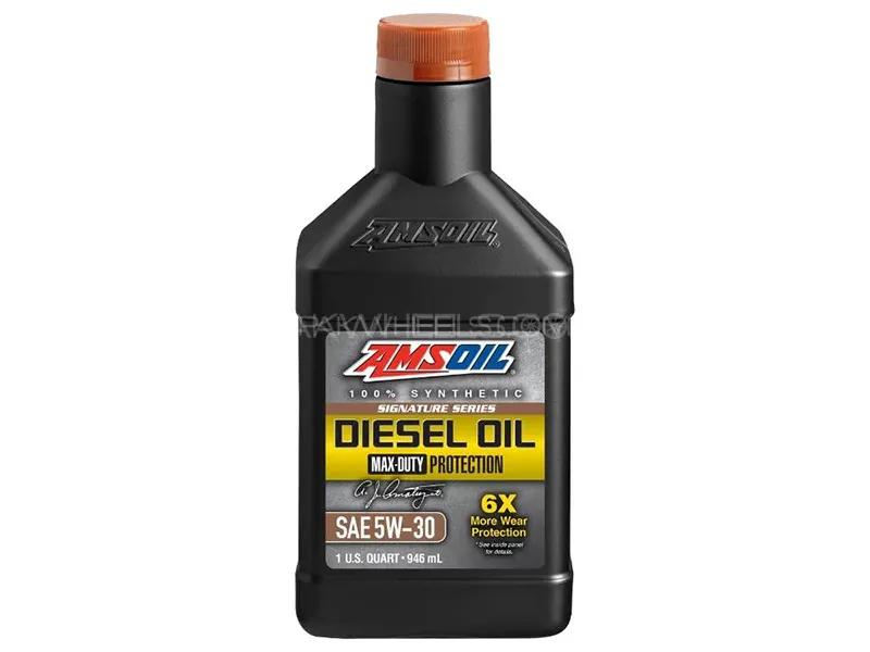 AMSOIL Signature Series 5W-30 Synthetic Max-Duty Diesel Engine Oil - 946ml Image-1