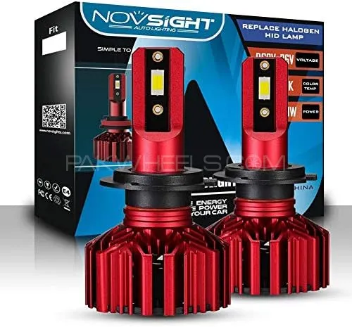 NOVSIGHT LED Headlight Bulbs All-in-One Conversion Kit - H7-10000LM/Pair(5000LM/Bulb) 60W/Pair(30W/B Image-1