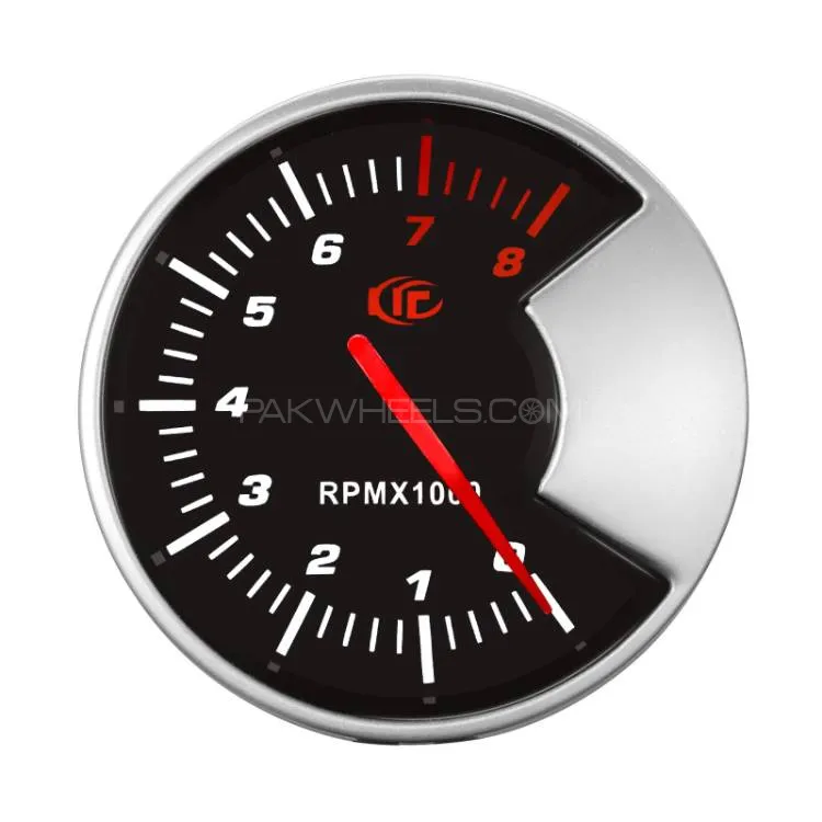 Universal Ket Guage Led Smoke Face Car Auto Tachometer Rpm Gauge Meter With Holder For Car 1 Pc Image-1