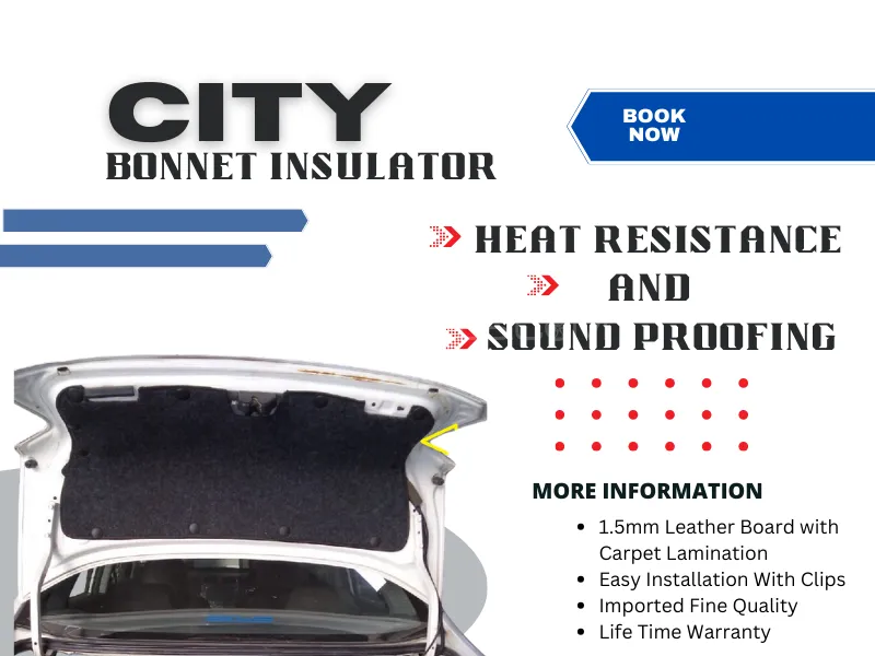 Honda City | Trunk Insulator | Dust & Sound Proofing Image-1
