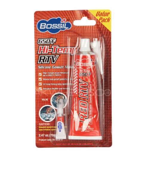 BOSSIL Red RTV Silicone Gasket Maker - 1 Piece Image-1