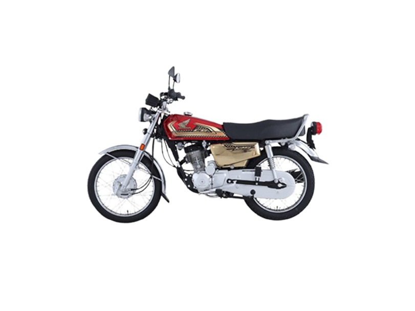 ہونڈا CG 125S GOLD Left Side 