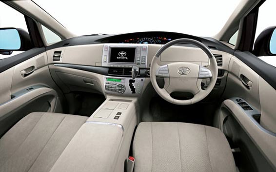 Toyota Estima Interior Dashboard