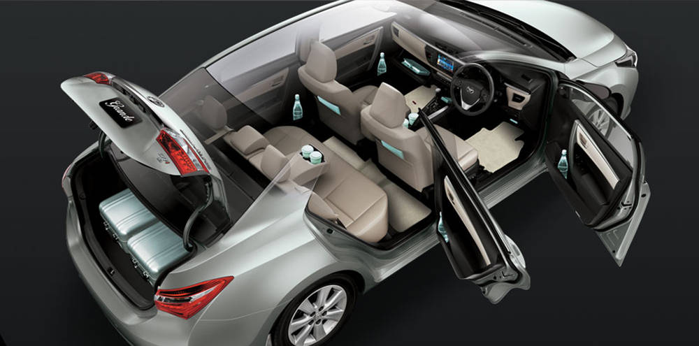 Toyota Corolla Exterior comfortable Storage