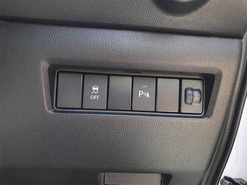 Suzuki Swift Interior Controls