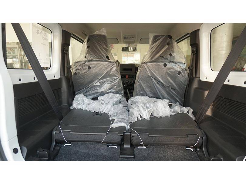 Suzuki Jimny 2024 Interior Rear Seats Down