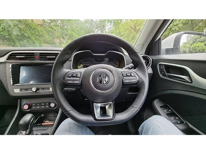 MG ZS Interior Steering