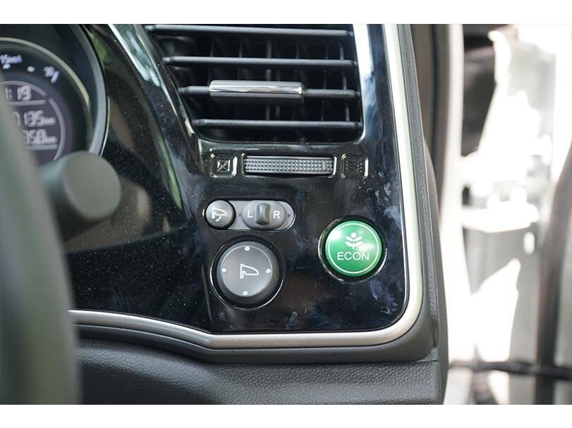 Honda City Interior Mirror Controls and ECO Button