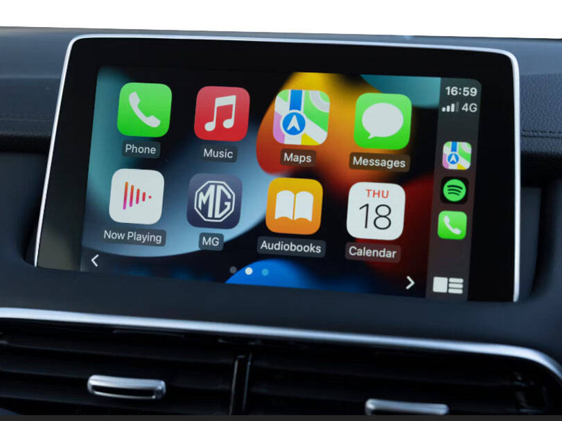 MG HS Exterior Infotainment System