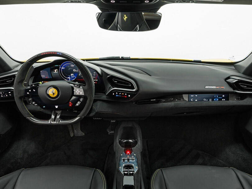 Ferrari 296 Interior Dashboard